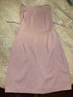 Superdown mauve open back dress